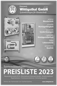 Wittigsthal Preisliste 2023